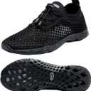 Men's Quick Drying Aqua Water Shoes,3-Second Drainage & All-Terrain for Swimming,Hiking,Yoga (14, 897pblack)