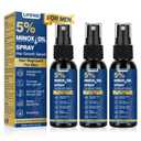 5% Minoxidil for Men Hair Growth Spray Serum Topical Minoxidil Beard Hair Regrowth Thicker Prevent Hair Loss for Thicker Longer Fuller Healthier Hair 3 Bottles of 2oz (6 Fl Oz (Pack of 1))