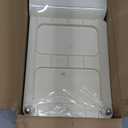 HBlife Makeup Organizer with Brush Holder for Vanity, Large Plastic Bathroom Countertop Organizer Skin Care Storage, Easy to Store Lipsticks, Nail Polishes, Perfumes, Eyeshadow Palettes, All Beige