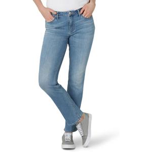 Lee Women's Regular Fit Straight Leg Jean (Blue), Size 8 P