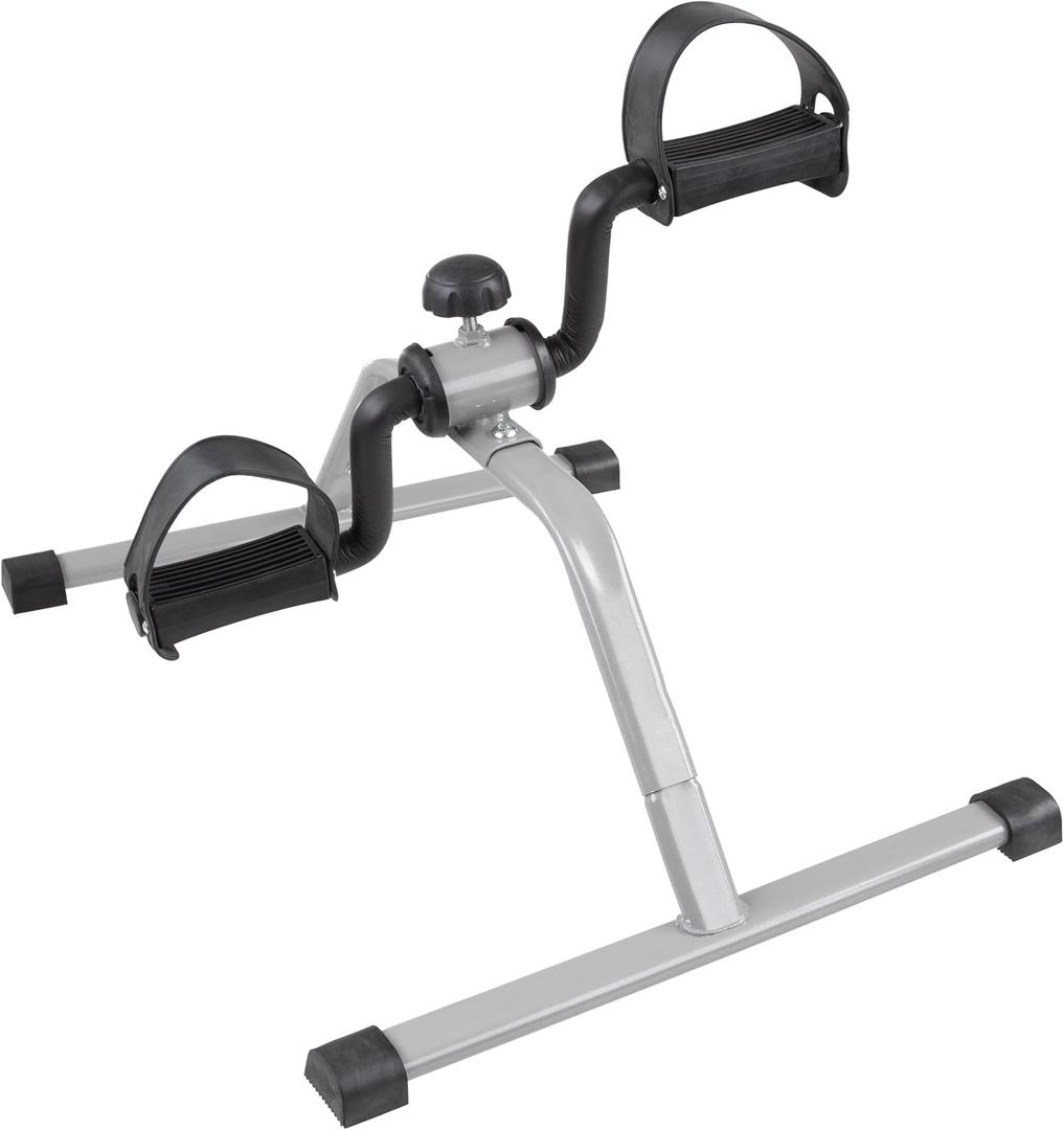 Under Desk Bike Pedal Exerciser with Calorie Tracker and Adjustable Resistance