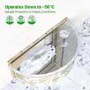 Tredre"Cover with Confidence" Clear Polycarbonate Window Well Cover (40" L X 18" W) - UV Resistant, Debris Protection, Optimal Light Transmission for Basement and Outdoor Use