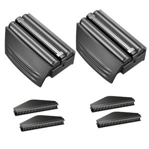 Shaver Replacment Heads Compatible with Remington SPF-300 Replacement Screen and Cutter for Foil Shavers F4900, F5800, F7800 Shavers (Black/2pcs)