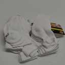 Dickies Men's Dri-tech Moisture Control Quarter Socks Multipack, Solid White (6 Pairs), Shoe Size: 12-15