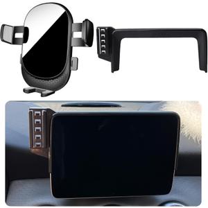 Car Phone Holder for Mercedes Benz CLA/GLA Auto Accessories [Only for 2015-2019 CLA & 2016-2020 GLA 7/8-inch Screen] [XX No Fit 5.8-inch Screen XX] [Auto Lock Hands Free Automobile Cell Phone Mount]