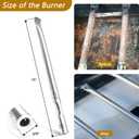 Repair Kit Compatible with Nexgrill 720-0882A 720-0896 720-0925 720-0896B 720-0896C 720-0896E Grills, Grill Flame Tamers Heat Shields & Grill Burner Tubes Replacement (5 Pack)