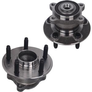 Autoround 512438 FWD Rear Wheel Bearing and Hub Assembly Compatible with Chevrolet Trax 2013-2015, Sonic 2012-2016, Buick Encore 2013-2016, 5 Lugs w/ABS, Set of 2