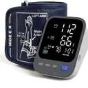 Blood Pressure Monitor for Home Use, Large LED Display BP Machine with Adjustable Cuff Fits 8.7"16.5" Arms, 2-User 240 Memory, USB-C or Battery Powered