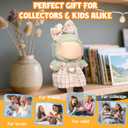 4 x AICase for 17cm Doll Clothes/Outfit,2 Piece Set Premium Luxury Chic Dress Clothing,Girls Stylish Adorable Dolls Clothes Accessories (No Doll)_01