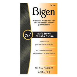 #57 Dark Brown Bigen Permanent Powder (12 Pack) (0.21 Ounce (Pack of 12))