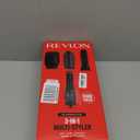 REVLON 3-in-1 Multi-Styler, Blow Dryer Brush, Blowout and Hair Straightener Brush in One to Dry, Curl, Smooth, Shape and Volumize Hair for Gorgeous Salon Blowouts (Red/Black)