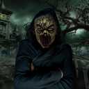 Spooktacular Creations Scary Halloween Zombie Mask, Full Head Horror Alien Ghost Devil Face Mask, Creepy Latex Monster Cap Masks for Adult Cosplay Halloween Costume Accessory, Party Dress Up