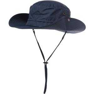 Comhats Waterproof UPF 50+ Wide Brim Sun Hat for Men Big Heads Oversized | water resistant, UV protection, wide brim, ventilated crown, packable, chin strap, large big head, fishing, hiking, camping (Blue, XL)