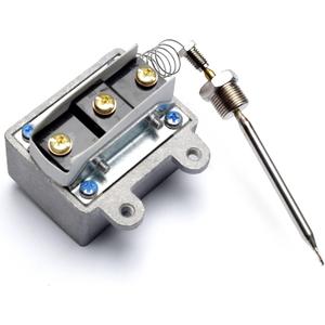 3/8" Mpt Stuff Box 1177 high limit thermostat fryer switch compatible with robertshaw thermostat 301030005 compatible with IMPERIAL 1177, replacement for Royal Range 3112 deep Fryer, Hi Limit 450F