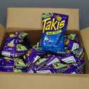 Takis Blue Heat Rolled Tortilla Chips, Hot Chili Pepper Artificially Flavored, Multipack Box with 14 Bags of 9.9 Ounces, Net Weight of 8 Pounds 10.6 Ounces, Best Buy Oct 27. 