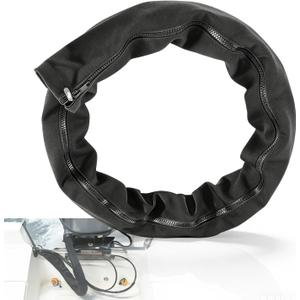 48 Inch Full-Length Zipper Rigging Sleeve for Trolling Motor Cable Organized, UV-Resistant, Weather-Resistant Wire Cord Protector Wrap Cover