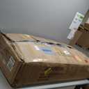 24KF Large Upholstered Boucle Fabric Ottoman with Pillows,Comfort Padded Window Bench for Living Room,Entryway Bench,5095-Navy Blue  20.5"D x 52"W x 22.5"H