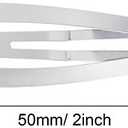 Hotop 50 Pack Snap Hair Clips Hair Barrettes for Kids, Girls and Women, 50 mm (Silver)