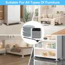 New Upgrade Furniture Sliders, Multi-Surface 3-in-1 Furniture Movers Sliders, Heavy Moving Pads with 8PCS 4.3" Carpet Sliders+4PCS Hard Floor Socks+1 Lifter, Protect Floor and Easily Move Furniture