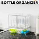 SpaceAid Bottle Storage Organizer Baby - Acrylic Bottles Station Organizer Container, Stackable Clear Drawers for Countertop, Vanity, Bathroom, Cabinet, Pantry Organization, 3 Pack, 2M1L, 10.9" H