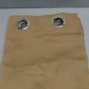 Chyhomenyc Taupe Valance for Window, Blackout Small Kitchen Curtain for Bedroom/Living Room, Rod Pocket Privacy Short Window Treatment Valance RV Bunk Panels, 60" Wx14 L