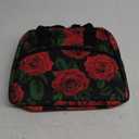 Insulated Lunch Bag for Women Men Red Rose Flower Floral Lunch Box Reusable Lunch Cooler Bag Large Lunch Tote Bag for Work Picnic Travel School