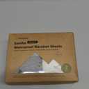 2-pk Waterproof Bassinet Sheets Girls, Boys, Cotton - 33x17 Universal Bassinet Mattress Pad Protector Cover, Compatible with Graco,Baby Delight,Chicco,Halo Bassinest Swivel Sleeper Fitted (Woodland)