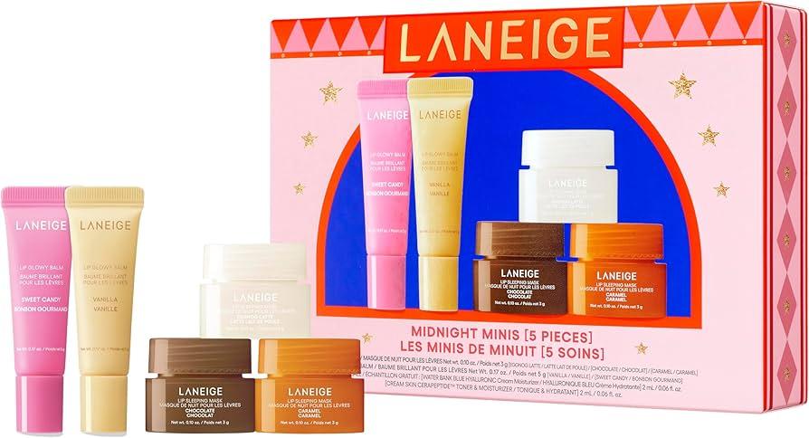 LANEIGE Midnight Minis: Limited-Edition Holiday Lip Care Gift Set for Day & Night Hydration