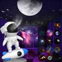 Astronaut Galaxy Projector for Bedroom, HD Galaxy Light Projector with Timer and 360 Rotation, Planetarium Projector with 13 Film Discs and 9 Colors, Star Projector Gift for Kids