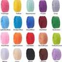 BENECREAT 20 Rolls 200 Yards Mixed Color 7/8" Wide Floral Pattern Fabric Lace Ribbon by The Roll for Wedding Decorating, Sewing, Hair Bow Making, Gift Wrapping