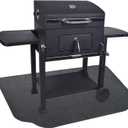 Fasmov 36 x 50 inches Under The Grill Protective Deck and Patio Mat, Under Grill Floor Mats to Protect Deck, BBQ Mat for Under BBQ, Absorbent Oil Pad Protector for Deck & Patio