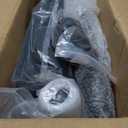 Lightweight Rollator Walker with Seat & Backrest - Foldable Mobility Aid for Seniors, 8" Airless Tires, Adjustable Height, 300 lbs Capacity, 4 Wheel Rolling Walkers for Seniors Pink