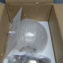 ALICE HOUSE 8-inch Modern Pendant Light for Kitchen Island, Brushed Brass Finish, Crack Glass Farmhouse Hanging Light Fixtures for Bathoom, Entryway and Hallway AL4601-P1