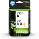 910XL Ink Cartridge 4 Packs Compatible Replacement for HP Ink 910 XL with OfficeJet Pro 8020 8025 8028 8035 8030 8010 8015 8018 8022 Printer, Black Color