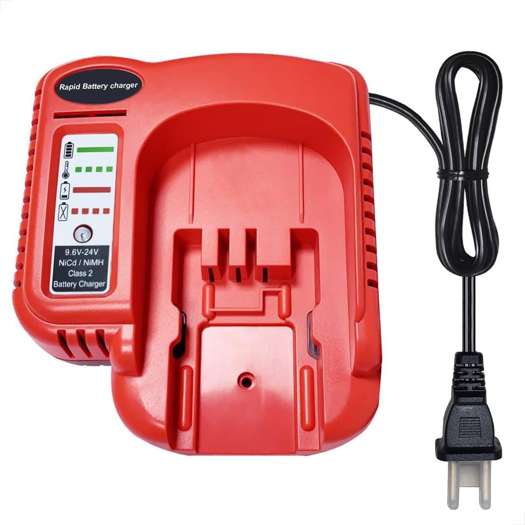 FSMVC 9.6V-18V Battery Fast Charger for Black and Decker 18V 14.4V 12V 9.6V NiCD & NiMH Battery Compatible with Black & Decker HPB18-OPE HPB18 HPB14 HPB12 HPB24 HPB96 BDCCN24 BDFC240