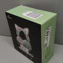EASARS Cat Ear Headphones, Gaming Headset (Wireless, Green)