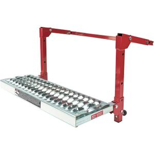 Powerbuilt Tire Step for Truck, SUV, Semi, Heavy Duty 300 lb. Capacity, Non-Slip Cheese Grater Steel Surface, Adjusts to Fit Any Diameter Tire Up to 13 in. Wide, Folds Flat for Storage  647596EC