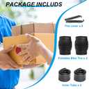 Kids Bike Tires and Tubes Set: 2-Pack 16x1.95/20x2.125 Inch Folding Bicycle Tires, Puncture-Protection Inner Tubes Schrader Valve with Tire Levers for BMX MTB