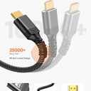 Highwings 8K HDMI 2.1 Cable 2-Pack 10FT, Slim Ultra High Speed HDMI Braided Cord-48Gbps,4K@120Hz 8K@60Hz, HDCP 2.2&2.3, Dynamic HDR,eARC,DTS:X,RTX 3090,Compatible with Roku TV/HDTV/PS5/Blu-ray