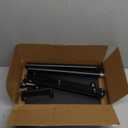 Tablet Floor Stand with 5LB Metal Base, Overhead Bed Phone Stand Angle Height Adjustable Holder, Universal Floor Stand Compatible with iPhone iPad Pro Air Mini, Samsung Tab, Kindle, E-Readers