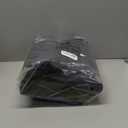 F-color SUV Cargo Liner for Dogs - Waterproof Pet Cargo Liner with Side Flaps, Comfort Dog Cargo Cover with Bumper Flap, Scrachproof Non-Slip Large Size for SUVs Sedans Trunks Vans, Black (L : 55" x 93")