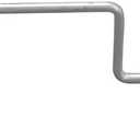 Plumb Pak Keeney PP836-71BNL Universal Fit Toilet Handle Tank Flush Lever, Decorative Faucet Style for Front, Side, or Angle Mount, Brushed Nickel