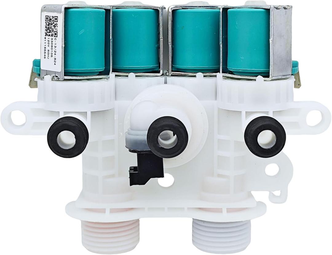 Water Inlet Valve Compatible with whirlpool kenmore maytag bravos xl Wahsers MVWB835DW0 MVW7230HW0 MVWB835DW1 WTW8500DC5 MVWB765FW1 WTW7500GW0 MVWB765FW0 MVW7232HW0 MVWB865GW0 MVWB835DW4 MVWB765FW3