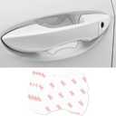 4PCS Transparent Car Door Handle Protector, Universal Waterproof Anti-Scratch Cover, Invisible Car Handle Protection Film, Car Door Guard for Most Vehicles