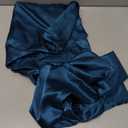 Bedsure King Size Satin Pillowcase Set of 2 - Teal Silky Pillow Cases for Hair and Skin with Envelope Closure, Similar to Silk Pillow Cases, Gifts for Women Men, 20x36 Inches, 2pcs