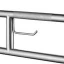 29-Inch Flip-Up Stainless Safety Flip-Up Bathroom Grab Bar with Integrated Toilet Paper Holder, Wall Mounted Support for Handicapped or Elderly Toilet Handrails Hand Grips Handle Shower Assist Aid (29inch)