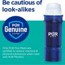PUR Plus Water Filter Replacement for Pitchers & Dispensers, 6-Month Supply, 3 Count, Blue (PPF951K3)