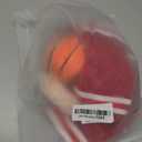 TMLDOT Dog Basketball Costume with Ball, Funny Halloween Costume for Pet, Adjustable Funny Dress Up Sports Outfit Cosplay Clothes for Small Medium Large Dogs (Red-Medium)