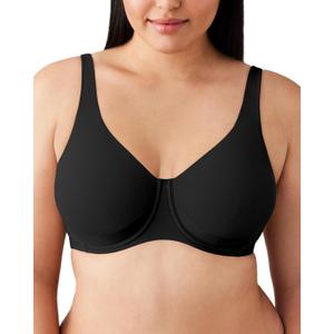 Wacoal Women's Pendulous Shape Revelation Unlined Full Coverage Underwire Bra, 855387 (38G, Black)