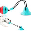 Askhald Dog Toys Chew Toys for Aggressive chewers, Puppy Training Treats Teething Rope Toys for Boredom Dog Puzzle Treat Food Dispensing Ball Toys for Puppies Teething (Blue)